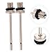 Happyyami 15Pcs Ball Inflation Needle Durable Metal Pump Needles for Quick Inflation of Basketballs Footballs Volleyballs More Multi Function Air Pump Adapter for Sports Balls
