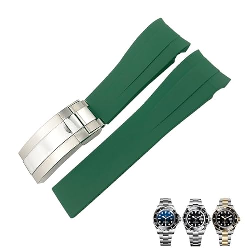 Bracelet montre silicone 21mm pour Rolex Deep Sea-Dweller 126660 avec outils