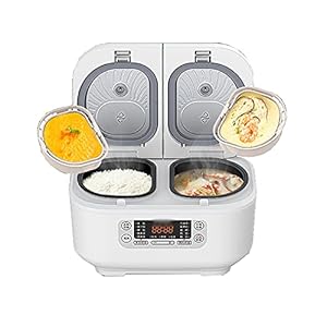 Rice Cooker 1.51.5L Home Double Inner Integrated Multi function Rice Cooker, 12H Appointment and Insulation, for