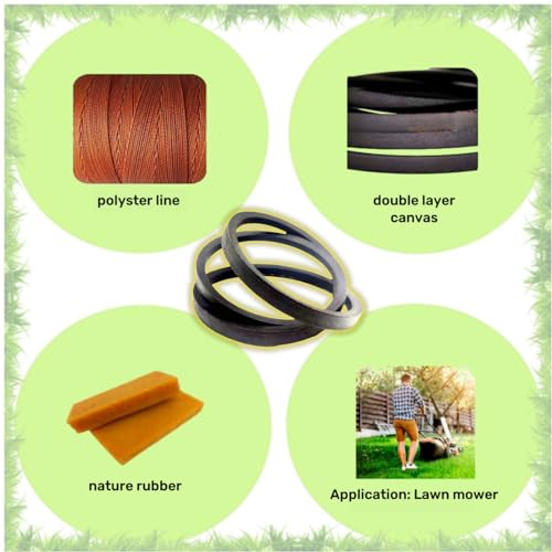 QMTCYXGS 117-1018 V-Belt 3/8" x 32-3/8" Fits Toro 22 inch Recycler Lawn Mower 20330 20331 20339 20350 20370 20377 20378 20379, Replaces Toro Drive Belt 117-1018 - Thumbnail 4