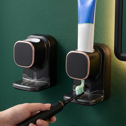 Dispensador de pasta de dientes inteligente automático con salida ajustable de pared 3