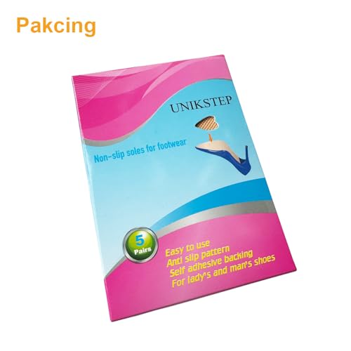 5 pares (10 piezas) almohadillas antideslizantes para suelas de zapato miniatura 7