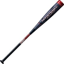 ZETT BCT31385 Soft Baseball FRP Bat Monster Black Cannon 33.5 inches 85 cm, 26.1 oz 740 g, Red 6400, Made in Japan