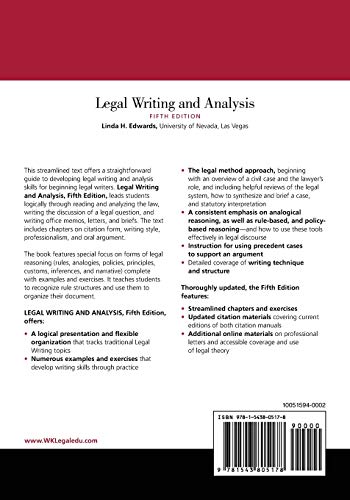 Legal Writing and Analysis (Aspen Coursebook Series) - Image 2