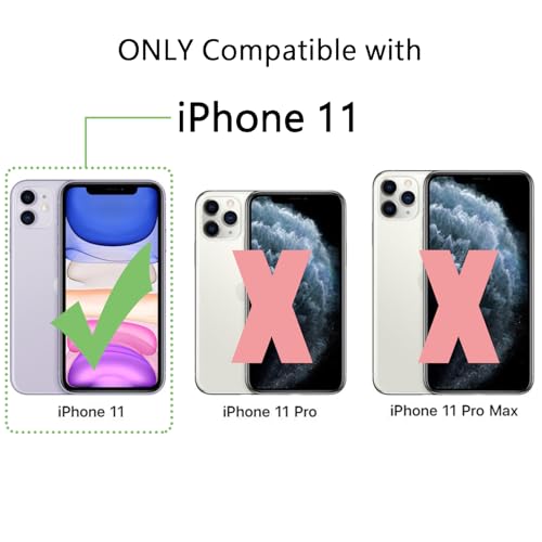 Image of FanTEK Phone Case Compatible with iPhone 11 6.1 Inch, Magnetic Case Clear Protective Bumper Hard Back Cover