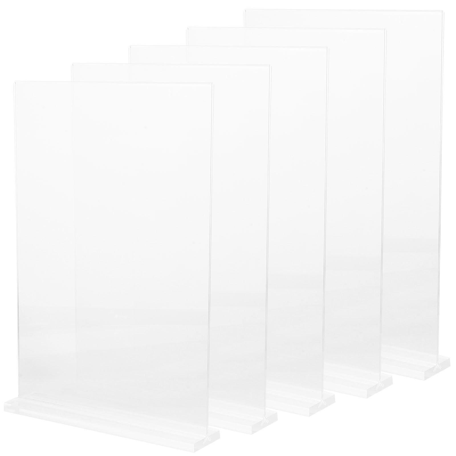 Cabilock Acrylständer 5 Stück Doppelseitig zur Präsentation A4