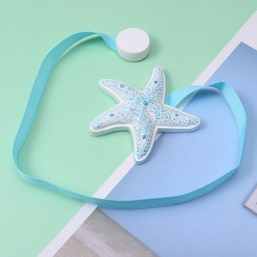 Hebillas magnéticas de cortinas para el dormitorio y baño pack azul 7