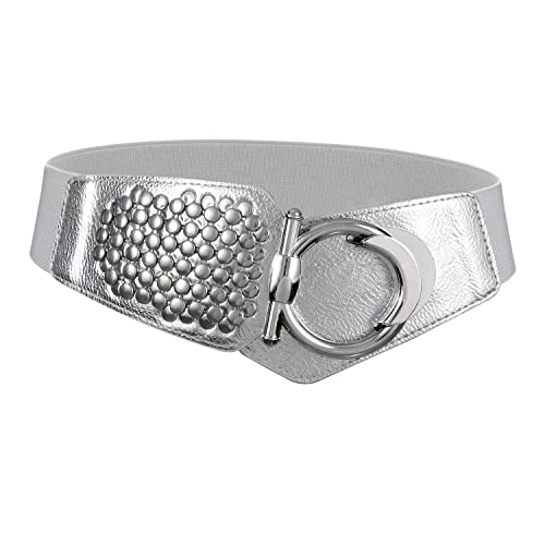 JASGOOD Fashion Wide Elastic Belt 5