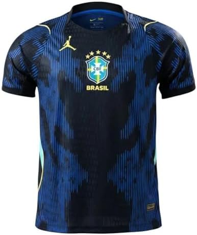 Camisa Brasil Azul Oficial Seleção Brasileira Copa 2026 Masculina Treino Jogador Futebol M G GG