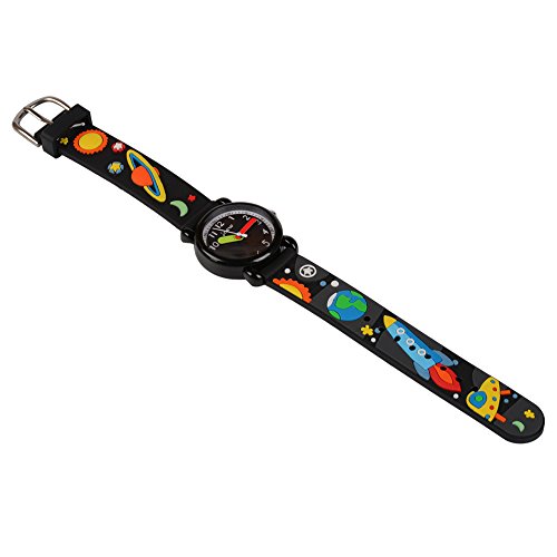 Image of Kids Watches for Boys Girls, 3D Cartoon Wrist Watch for Child Ages 3-8 | Cute Soft Silicone Watchband, Analog Dial, Daily Waterproof Durable, Birthday Christmas Ideal Gift for Little Child