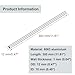 iMeistek 6063 Aluminium Round Tube,12mm OD x 10mm ID x 300 Length Seamless Straight Aluminium Tubing for DIY model,Industrial (3PCS)