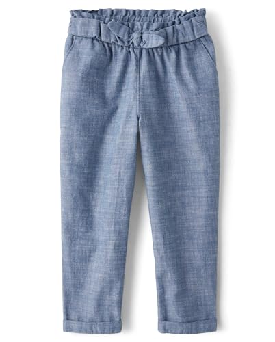 Gymboree Girls' and Toddler Pull on Linen Pants