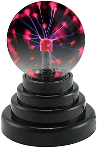 RaelfGlass Magic Plasma Ball Light Large Table Lights Sphere Night Lamp Plasma Ball Magic Touch Sensitive Glass Lightning Sphere Sensitive Globe Ligh