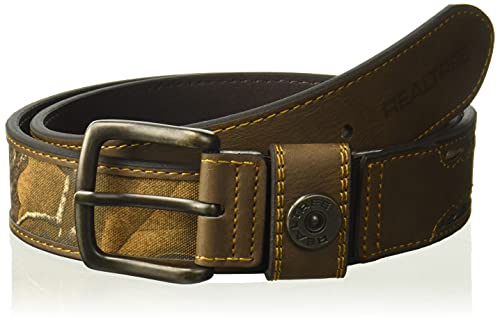 Realtree Men's Leather Comfort Casual Belt