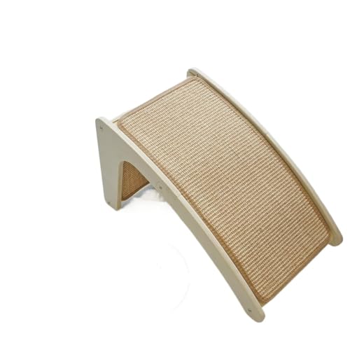 Jucgghk The Beautiful L-Shaped Steal Cat Scratcher Contains Catnip. It is an Artificial Pet Scratcher Suitable for Indoor Pets Suitable for Indoor Pets(Curved Scratcher)