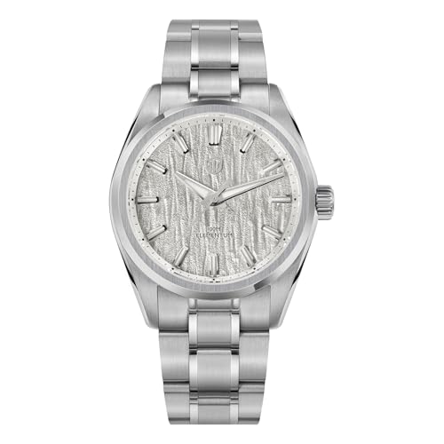 Image of watchdives WD0003C Elementum Original Design Men Watch VH31 Sweep Second Quartz Watch 36mm Sapphire Crystal Luxury Wristwatch 100m Waterproof Stainless Steel