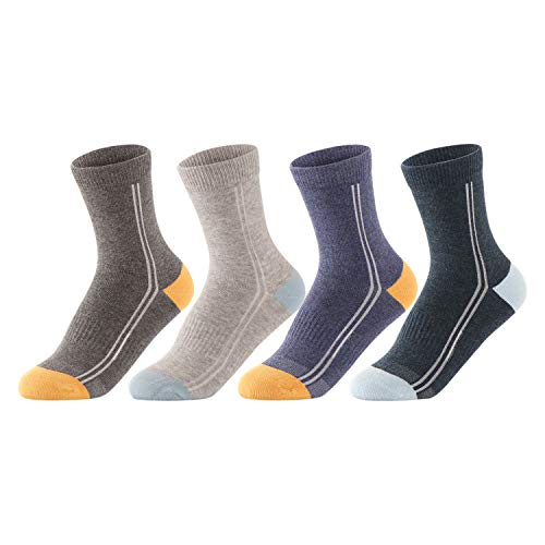 Sunbve 4 pack little kids boys cotton athletic crew soc…