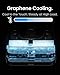 sharge AeroMag Magsafe Power Bank, Slim 5000mAh Magnetic Portable Charger, Qi2 15W Fast Charging Battery Pack Designed for iPhone 17 Pro/16/15/14 and More