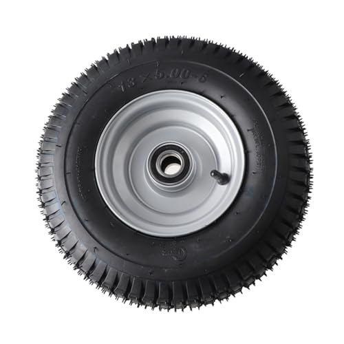 Roue 13x5.00-6 avec roulement 6 pouces pour tondeuse et remorque