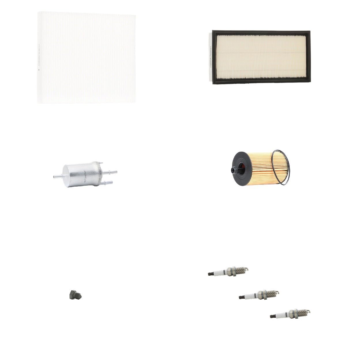 RIDEX 4682P8422 Kit de servicio con juntas Gasolina