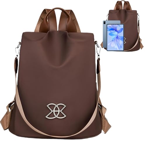 Mochila antirrobo elegante de gran capacidad con correa ajustable multiuso 4