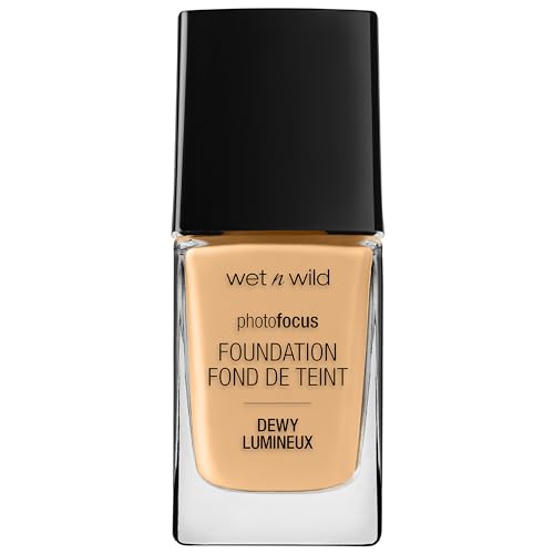 Image of wet n wild Photo Focus Dewy Liquid Foundation Makeup, Buff Bisque