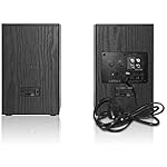Edifier R980T Aktive 2.0 Lautsprechersystem Paar (24 Watt), 4" PC Regallautsprecher Studio Monitore für Computer --Schwarz – Bild 3