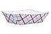 Southern Champion Tray 0425 #300 Southland Red Check Paperboard Food Tray / Boat / Bowl, 3 lb Capacity (Case of 500)