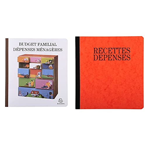 Carnet de comptabilité Exacompta 78E et registre de bord pour dépenses de maison