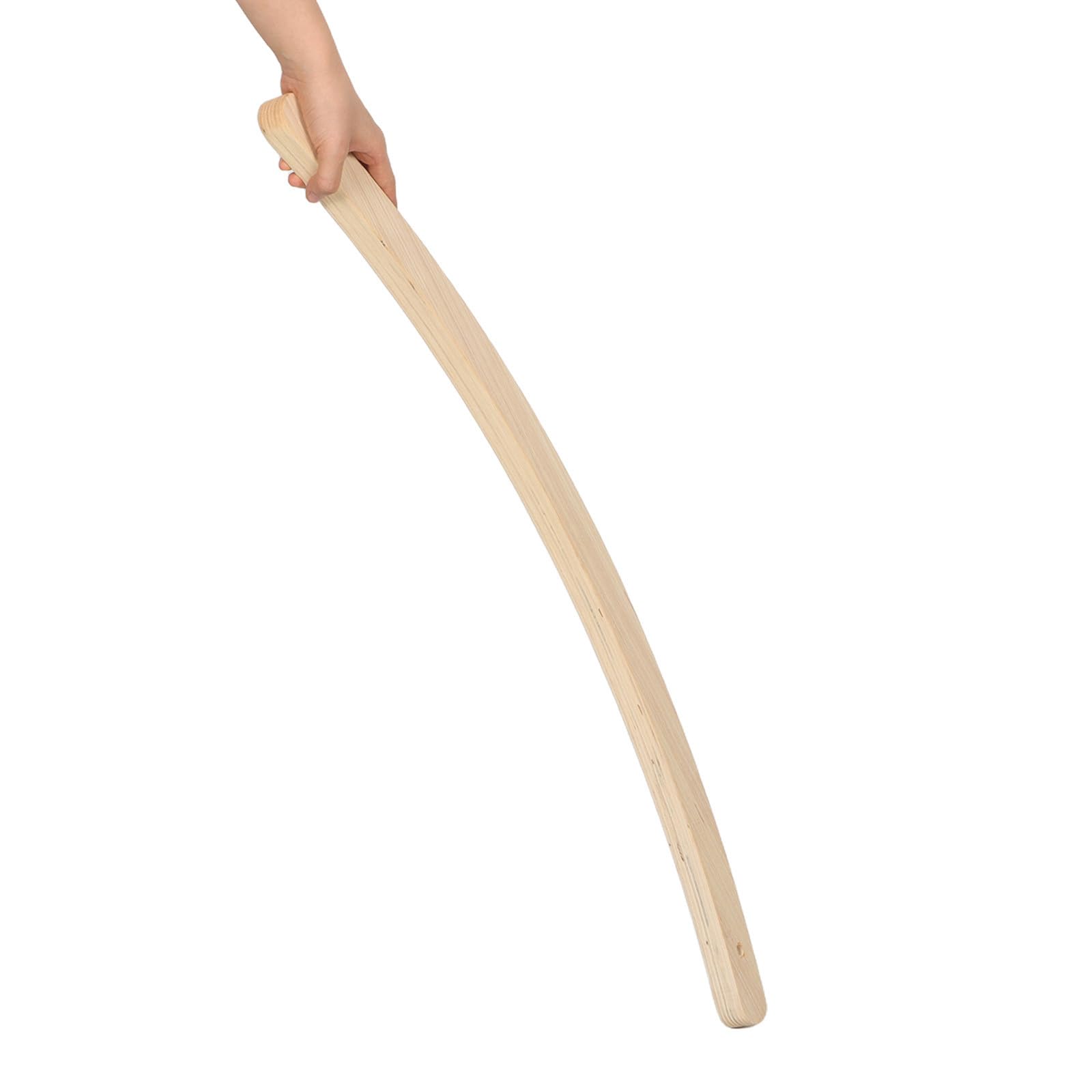 TOYANDONA 2 Stück Gebogene Schaukelstuhl Holzbeine mit Vorbohrung, 81cm