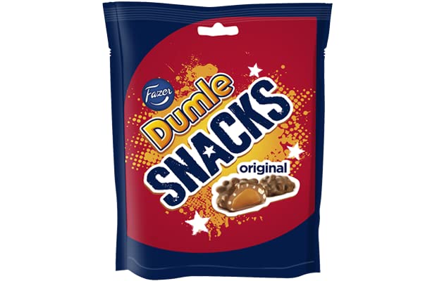 Fazer Dumle Snacks Chocolate 20 Packungen von 100 g 70 Unzen