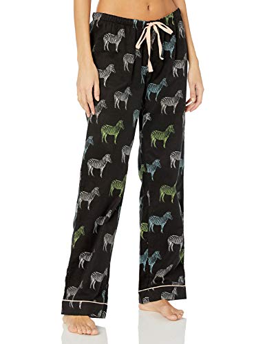 PJ Salvage Women's Loungewear Flannels Pant, Black, S