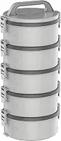 Soprano, 9003133312, Conjunto 5 Marmitas Térmica Plástica Termopratos 1.5L Tekcor