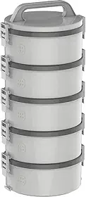 Soprano, 9003133312, Conjunto 5 Marmitas Térmica Plástica Termopratos 1.5L Tekcor