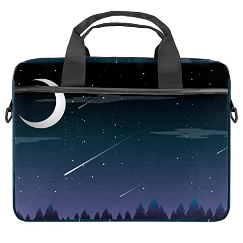 Sac à bandoulière pour ordinateur 13-14.5" motif arbre de nuit étoilé multicolore