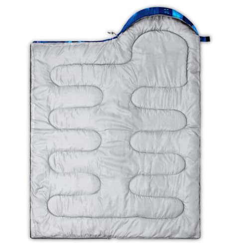 Image of QOOMO Axolotl Cute Camping Sleeping Bags,3 Season Warm & Cool Weather,Lightweight,Waterproof Sleeping Bags for Adults & Kids,Traveling,and Outdoors