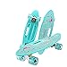 LITINGT Penny Board, patineta Penny de 24 Pulgadas para Adultos para niños con Rueda Luminosa, patineta de Crucero portátil para Adolescentes, Principiantes, niñas y niños, también patineta Osprey