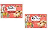 Mr Kipling Cakes - Cherry Bakewells - 6 Pack ( Two Pack )