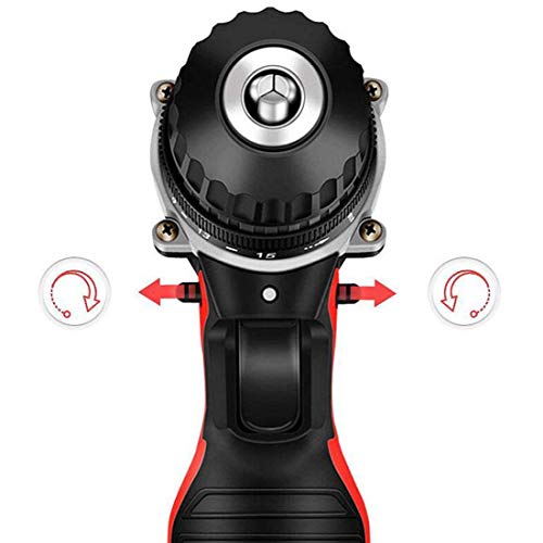 Zwei-Gang-Einstellung Schlag-Akku-Bohrschrauber-Set, Schnellladegerät, LED-Leuchten, professioneller, industrieller, aufladbarer Akku-Bohrschrauber, stufenloser Geschwindigkeitsschalter, Sch – Bild 5