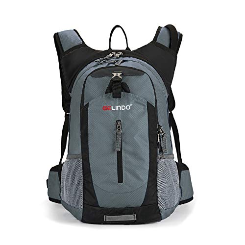 Gelindo Insulated Hydration Backpack Pack with 2.5L BPA Free Bladder - Keeps Liquid Cool Up to 4 Hours, Water Backpack for Hiking Camping Cycling Running, 18L