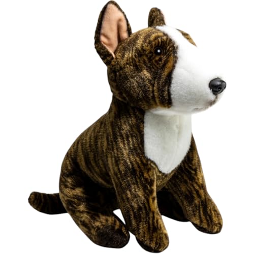 Carl Dick Pitbull sitzend braun ca. 30cm Plüschtier, Stofftier, Kuscheltier 3663