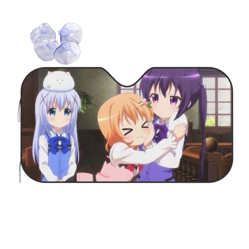 Amazon | ごちうさ リゼ 可愛い アニメファッション 車用サンシェード