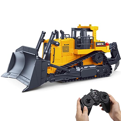 fisca Ferngesteuerter Bulldozer, RC 1/16 Voll funktionsfähiges Baufahrzeug...