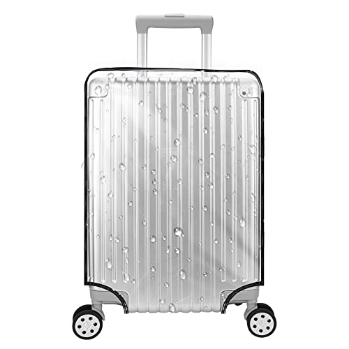 Claro PVC Maleta Cubierta Protectores de 28 Pulgadas de la Cubierta del Equipaje por Maleta con Ruedas Protectores de Funda de Maleta Cubierta de Equipaje a Prueba de Polvo para Viaje