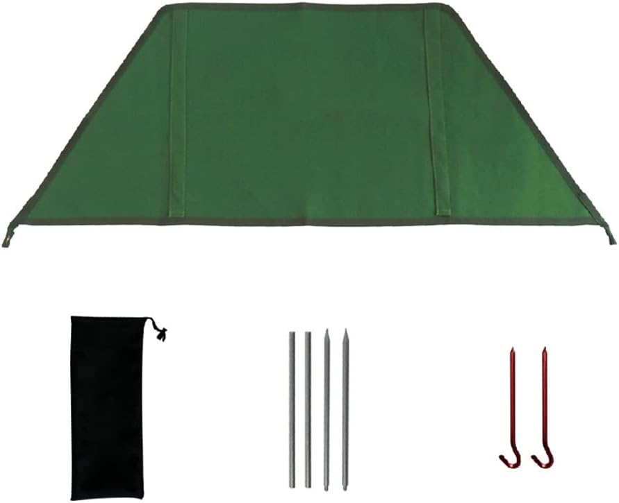 Outdoor Camping Stove Windshield Foldable Picnic Windbreak Cloth BBQ Grill Winds n Windproof Equipment with Storage Bag Huaishu