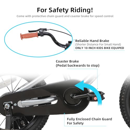 Image of JOYSTAR Kids Bike for Ages 2-12 Years Old Boys Girls, 12-20 Inch BMX Style Kid's Bikes with Training Wheels, Children Bicycle for Kids and Toddler, Multiple Colors