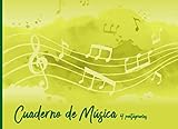  Cuaderno de Música 4 pentagramas: Cuaderno de pentagramas, papel pautado de pentagramas