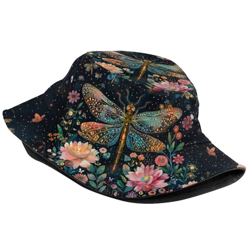 Image of Funny Duck Bucket Hat Fisherman Hat Beach Travel Sun Hat Outdoor Cap for Unisex Men Women