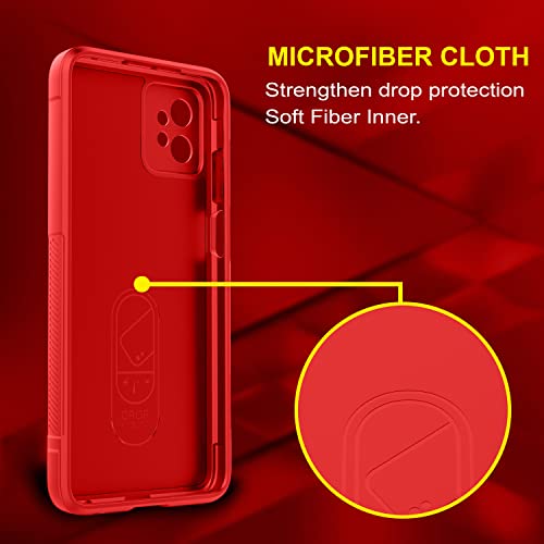 Image of Amazon Brand - Solimo Cover for Mobile Phone (Silicone Red)