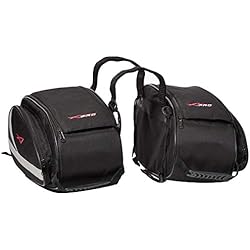 Maletas Cordura Moto A-Pro Pareja Bolsas Side Alforjas Moto Sport Touring Cordura Impermeable Negro